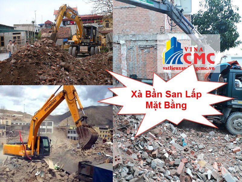 Xà bần san lấp mặt bằng