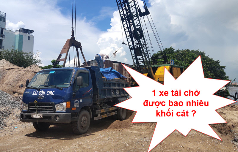 Tải trọng tối đa của xe tải chở cát