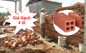 Giá gạch 4 lỗ rẻ nhất tphcm