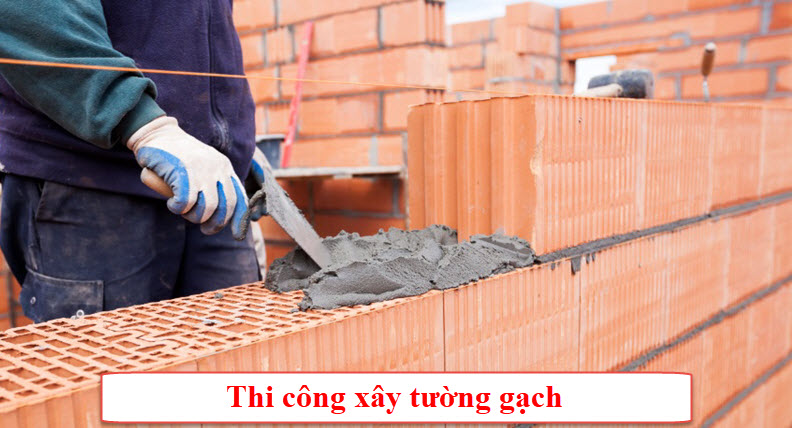 Xây tường gạch là công đoạn quan trọng việc đặt ra các tiêu chuẩn chung khi xây là rất cần thiết